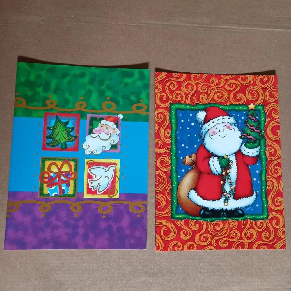 vintage unused Christmas card variety pack 16 cards with envelopes